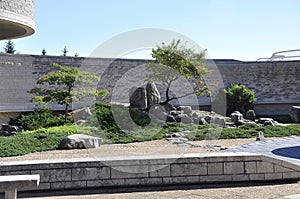 Canadian Museum of History Park from Ottawa in Canada