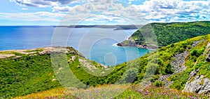 Canadian National Historic Site, Fort Amherst in St John's Newfoundland, Canada.