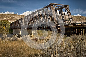 Canadian Pacific Railway Bridge at Atlas Coal Mine