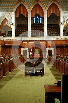 Canadian Parliament Building Interior