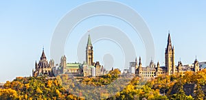 Canadian Parliament Buildings from the West