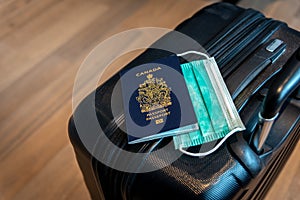 Canadian passports and covid masks