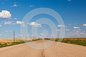 Canadian prairie road