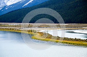 Canadian Rockies, Autumn Scenery of Icefields Parkway