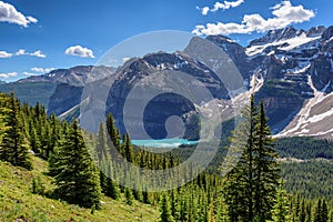 Canadian Rockies, Moraine lake in Banff National Park