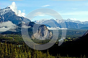 Canadian Rockies over Banff photo