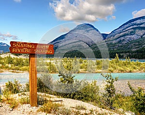Canadian Rockies, Snaring River Jasper, Canada