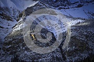 Canadian Rockies in winter