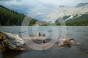 Canadian Rocky Mountains Lake in Alberta, Canada