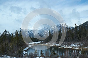 Canadian winter landscape