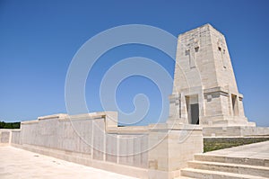 Canakkale, Turkey - June 24, 2011: Lone Pine ANZAC Memorial at the Gallipoli Battlefields in Turkey.