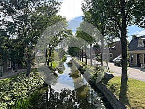 Canal in Alde Leie in Friesland