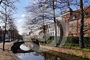 Canal in Amersfoort, Holland