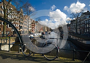 Canal in amsterdam photo