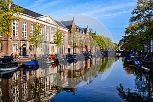 Canal in the Amsterdam photo