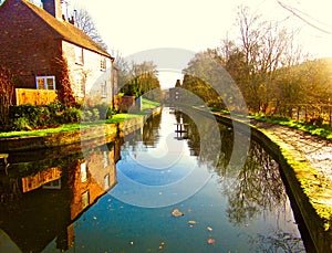 Canal in autumn