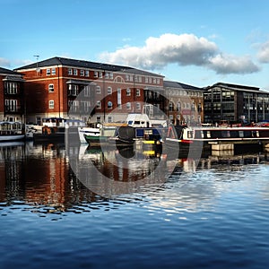 Canal basin Worcester uk