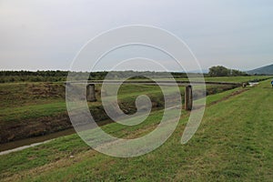 Canal of Bodrog river near Klin nad Bodrogom, Slovakia