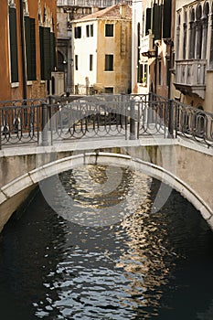 Canal and Bridge in Venice