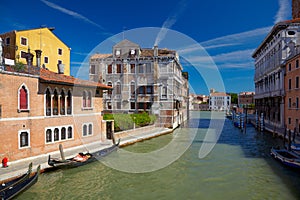 Canal Cannaregio in Venice, Italy