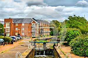 Canal in Chester, England