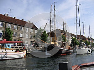 The canal in Copenhagen