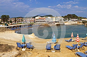 Canal d'amour beach at Corfu, Greece photo