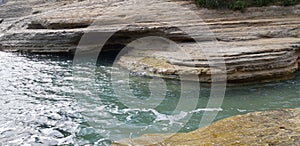 Canal d amour at Corfu island, Greece