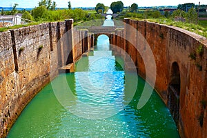 Canal de Castilla Channel Saint James Way Fromista photo