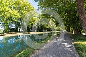 Canal de Garonne in Moissac, France