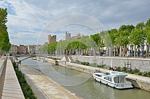 Canal de la Robine in Narbonne