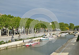 Canal de la Robine in Narbonne