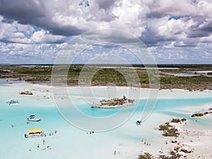 Canal de los Piratas in the Bacalar lagoon