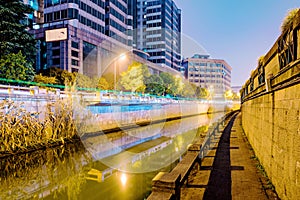 Canal in downtown Hangzhou