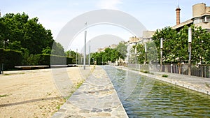 Canal of the gardens of Carles I photo