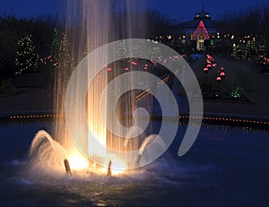 Canal Gardens at Christmas