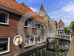 Canal in Gouda, Netherlands