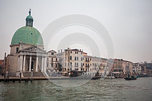 Canal Grande with Basilica di Santa Maria della Salute in Venice