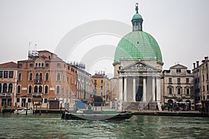 Canal Grande with Basilica di Santa Maria della Salute in Venice