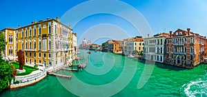 Canal Grande with Basilica di Santa Maria della Salute, Venice, Italy