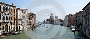 Canal Grande panorama from Venice, Italy