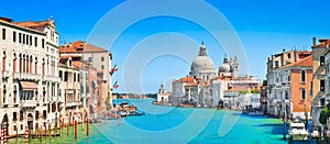 Canal Grande panorama in Venice, Italy