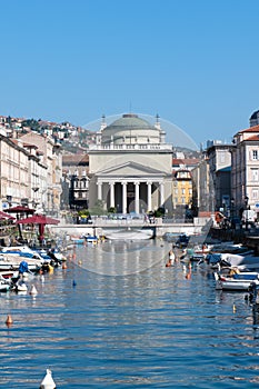 The Canal Grande in Trieste, Italy photo