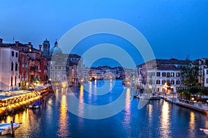 Canal Grande, Venezia, in the evening