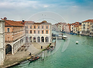 Canal Grande, Venice, capital of the Veneto region, Italy