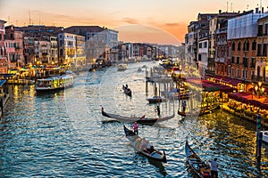 Canal Grande in Venice, Italy