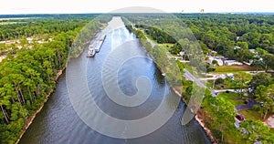 Canal in Gulf Shores, Alabama