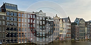 Canal houses in Amsterdam, Netherlands