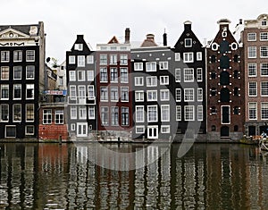 Canal Houses in Amsterdam, The Netherlands