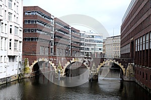 Canal houses in Hamburg